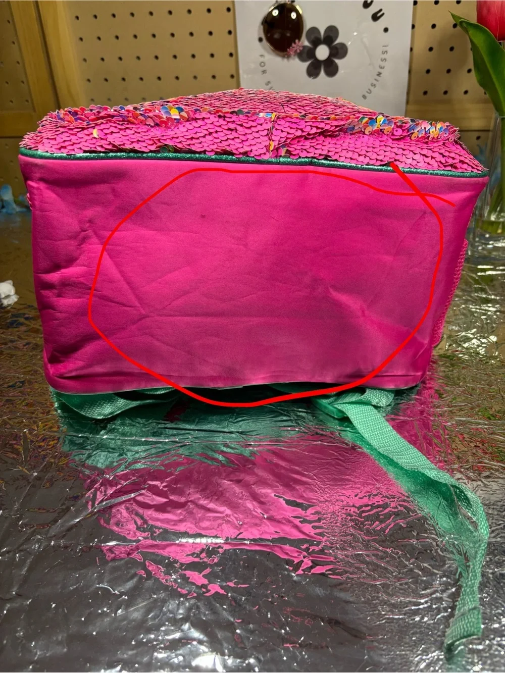 Ivana y Emilia Pink Flip Sequin Backpack Girls School Bag